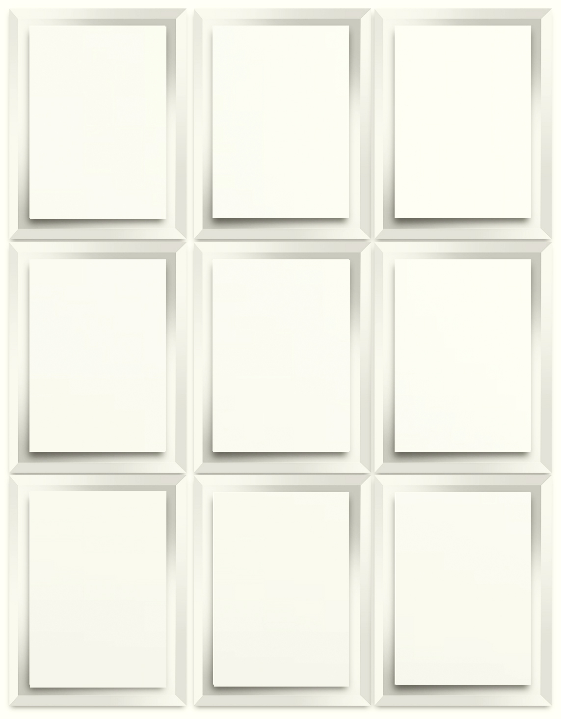 MC026 Wall décor art mirror on mirror rectangular modern